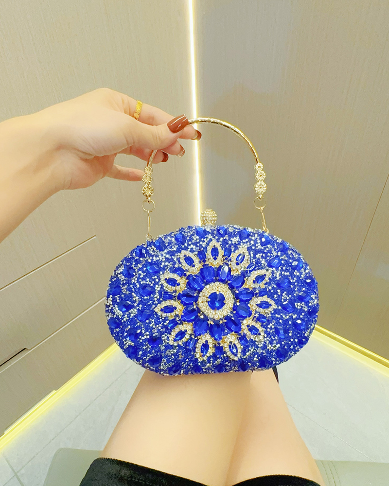 Radiant Rhinestone Handbag