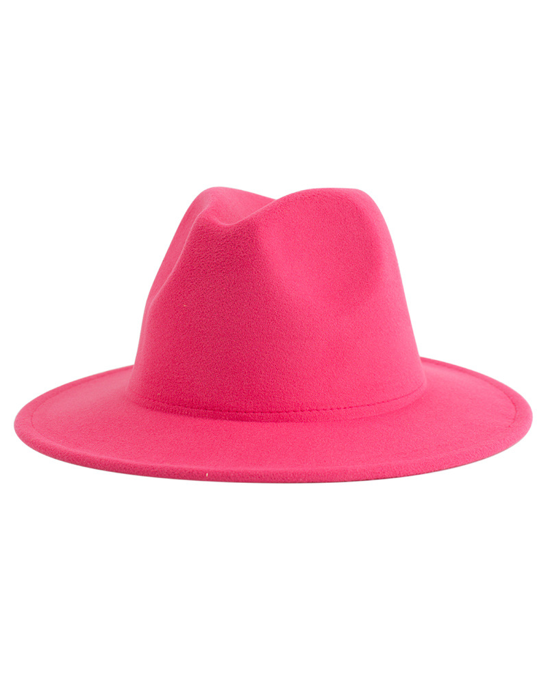 Solid Color Fedora