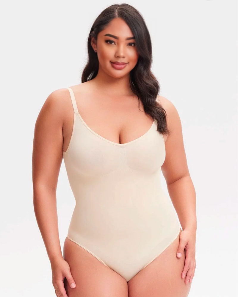 Tummy Control Backless Bodysuit