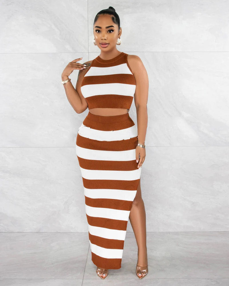 Helena Stripe Bandage Set