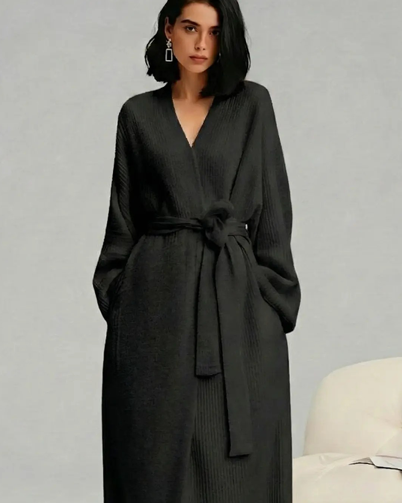 Cozy Cloud Fleece Robe