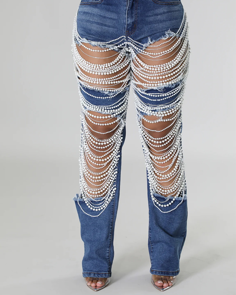 KHLOE PEARL JEANS