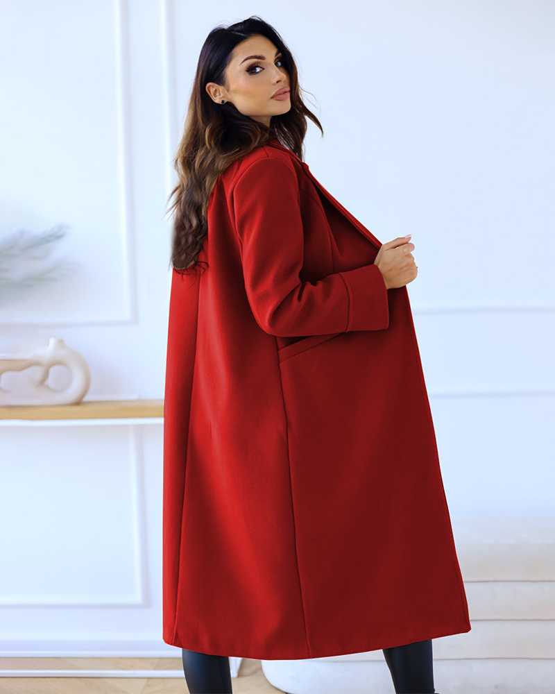 Elite Style Wool Overcoat