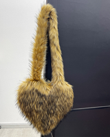 Furry Heart Bag