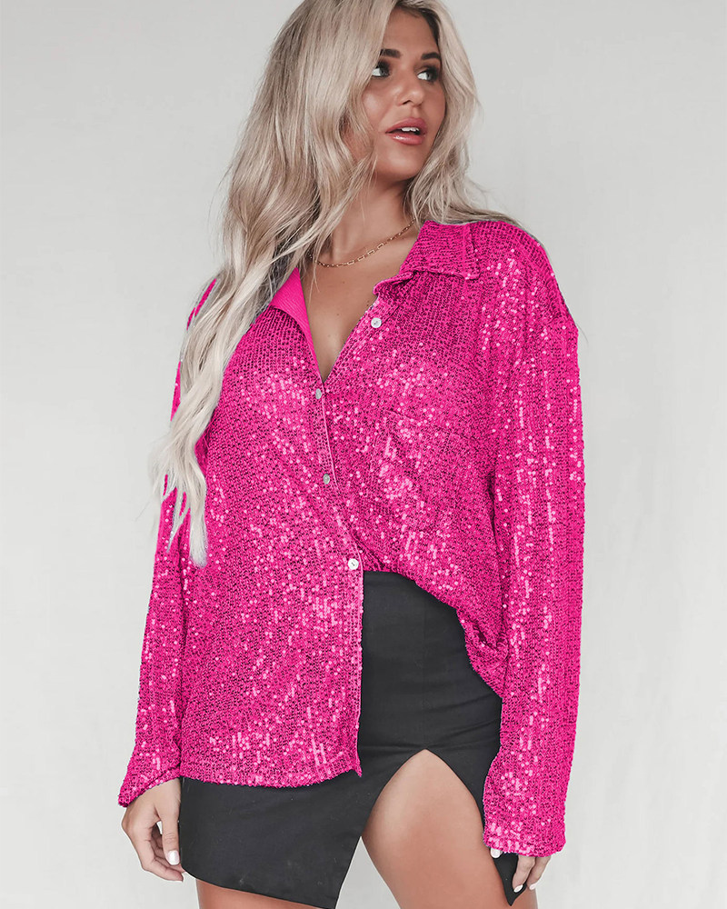 Brook Sequin Cardigan