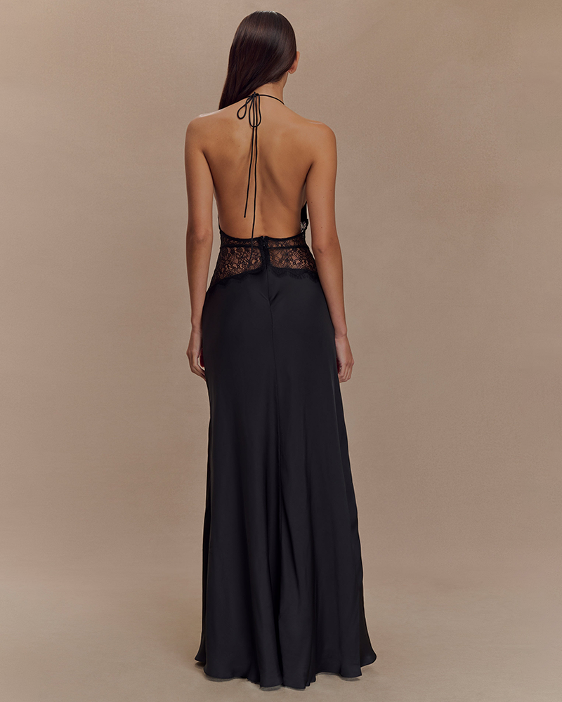 The Gala Satin Dress