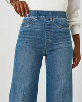 EveryWear Seamed-Front Wide Leg Jeans