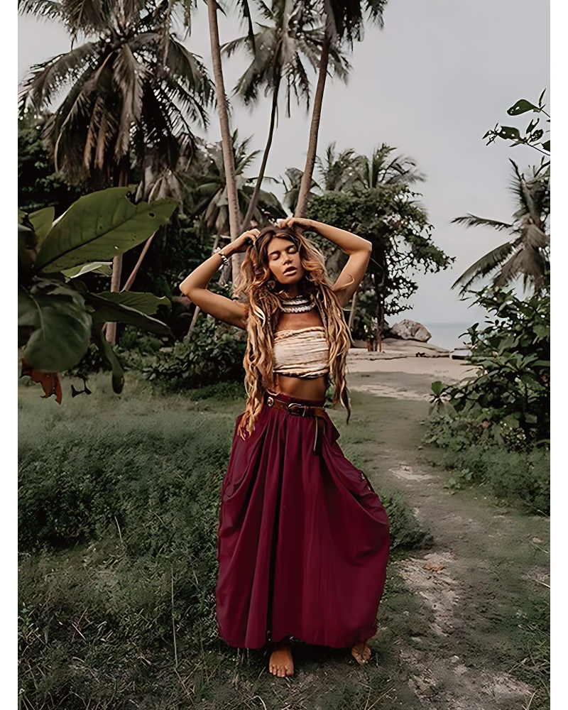 Boho Maxi Skirt