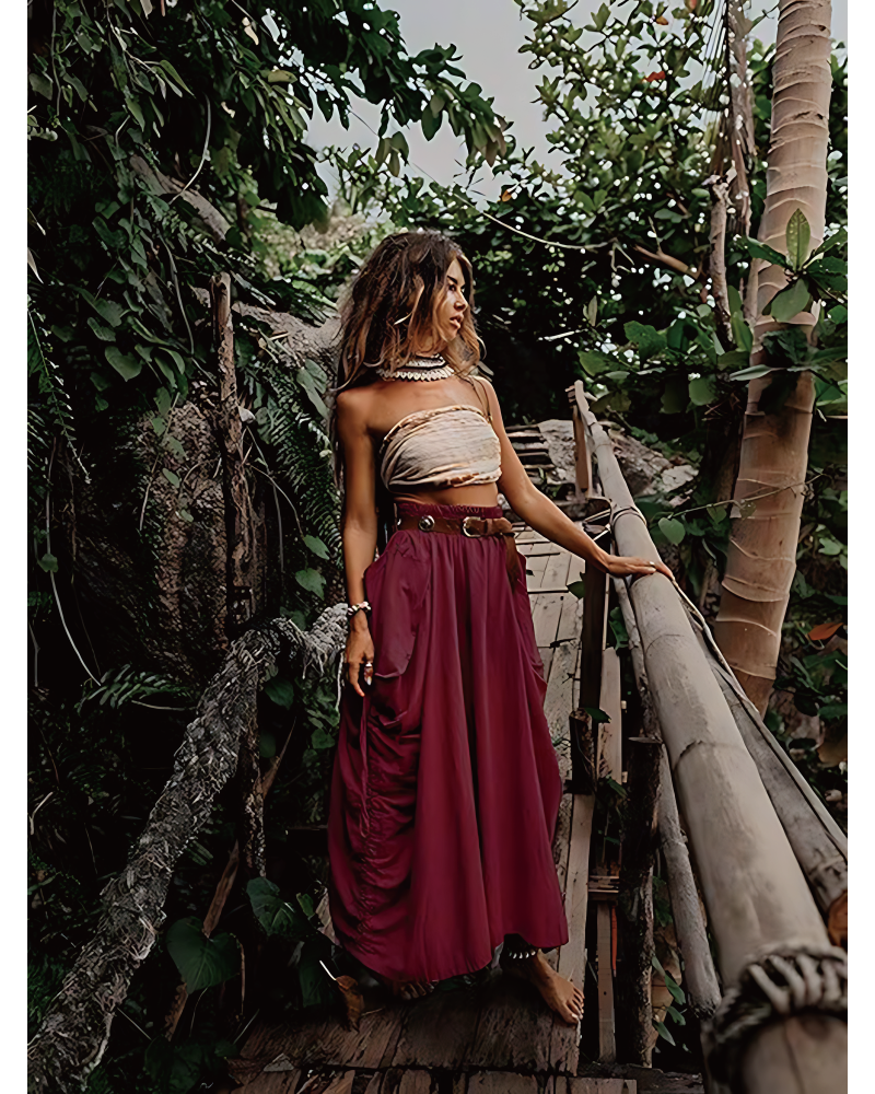 Boho Maxi Skirt