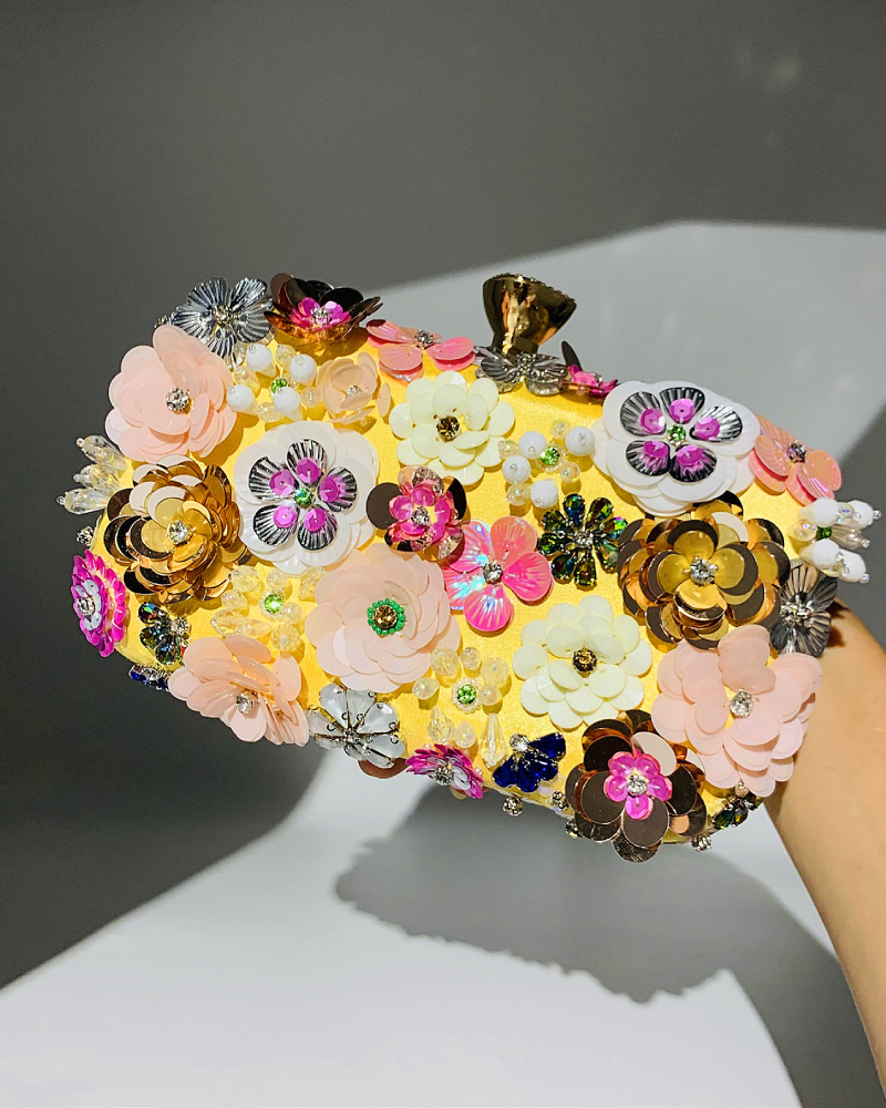 Iridescent Flower Bag