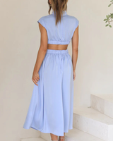 Elegant High Neck Dress