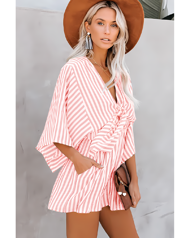 Boho High Waist Romper