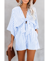 Boho High Waist Romper