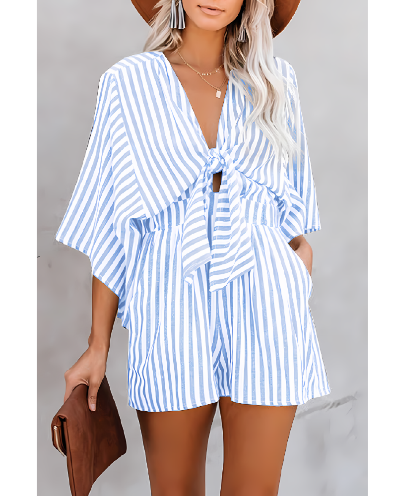 Boho High Waist Romper