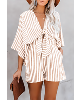 Boho High Waist Romper