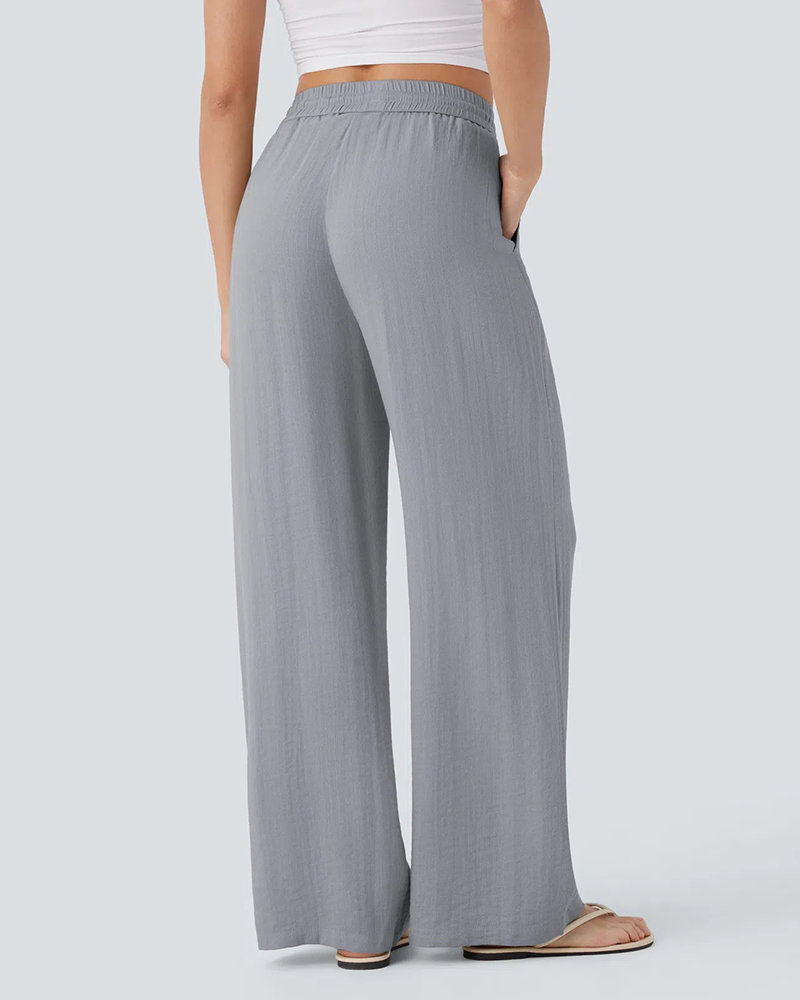 Palm Breeze Linen Pants