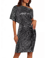 Trisna Sequins Midi Dress