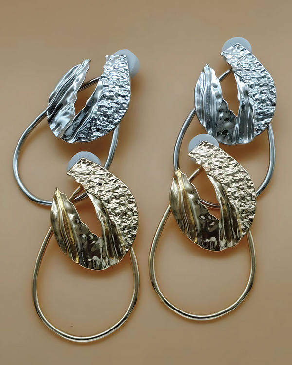 Textured Hoop Earrings