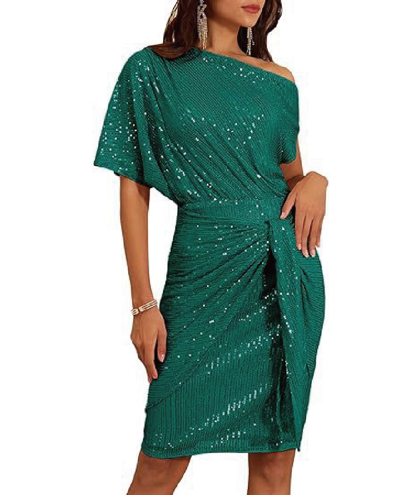 Trisna Sequins Midi Dress