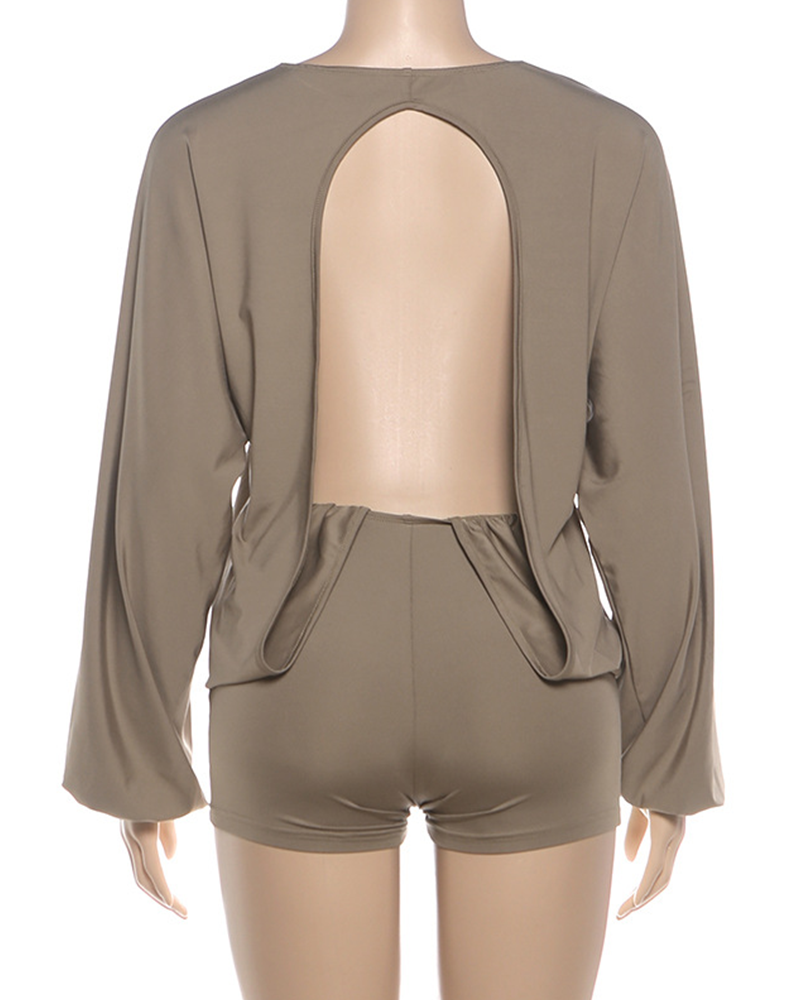 The Open Back Moment Romper