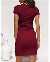 PALERMO FAUX WRAP DRESS