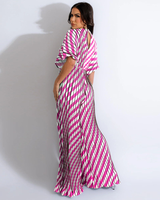 Sangria Stripe Jumpsuit