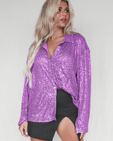 Brook Sequin Cardigan