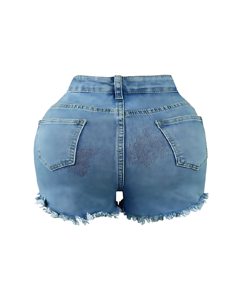 Pearl Denim Shorts