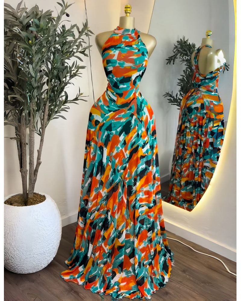 Afterglow Floral Maxi Dress