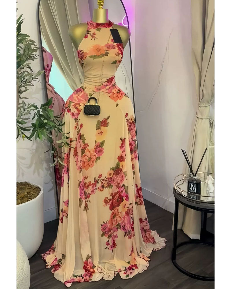 Afterglow Floral Maxi Dress