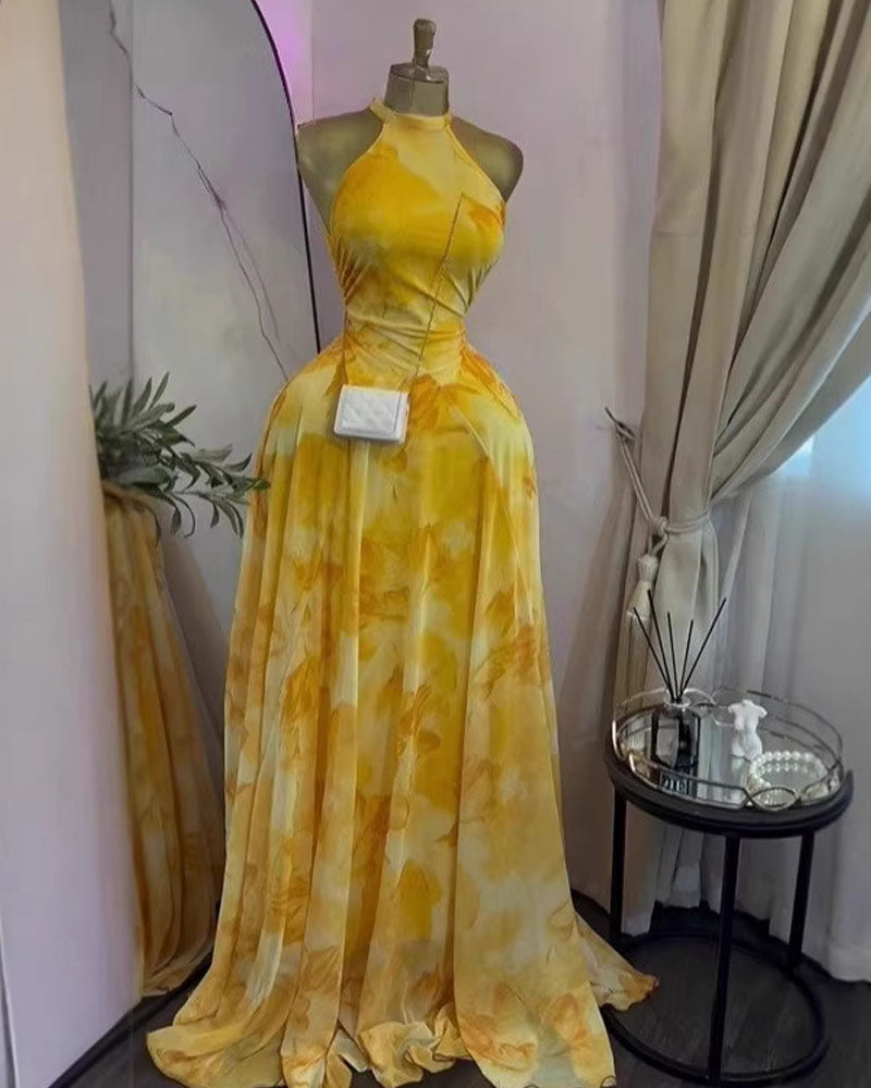 Afterglow Floral Maxi Dress