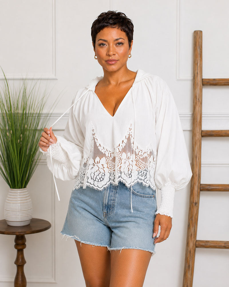Alchemy Shirred Blouse