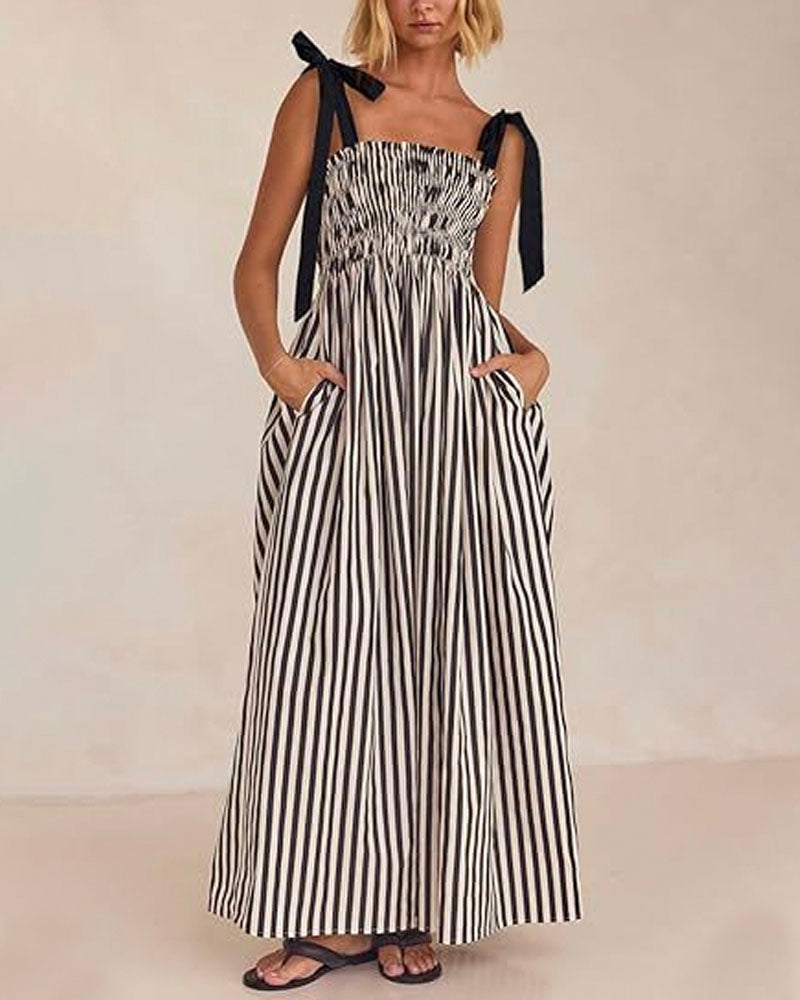 Alice Striped Maxi Dress