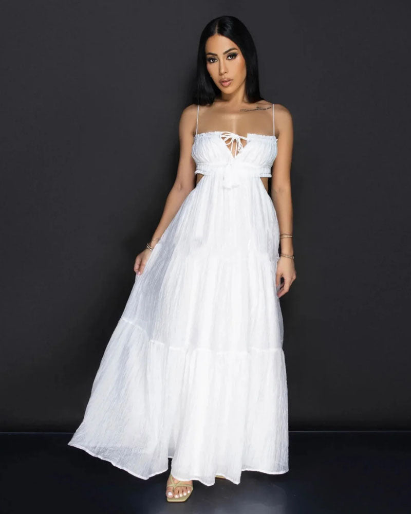 Allure Bali Resort Cutout Maxi Dress