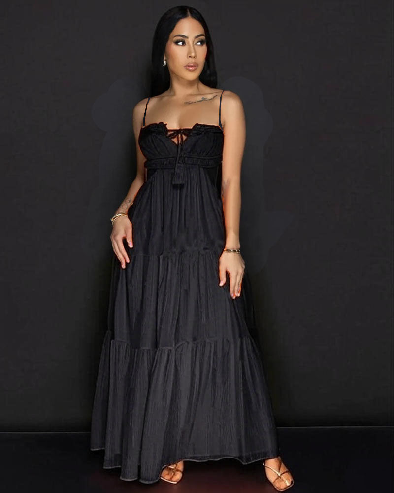 Allure Bali Resort Cutout Maxi Dress