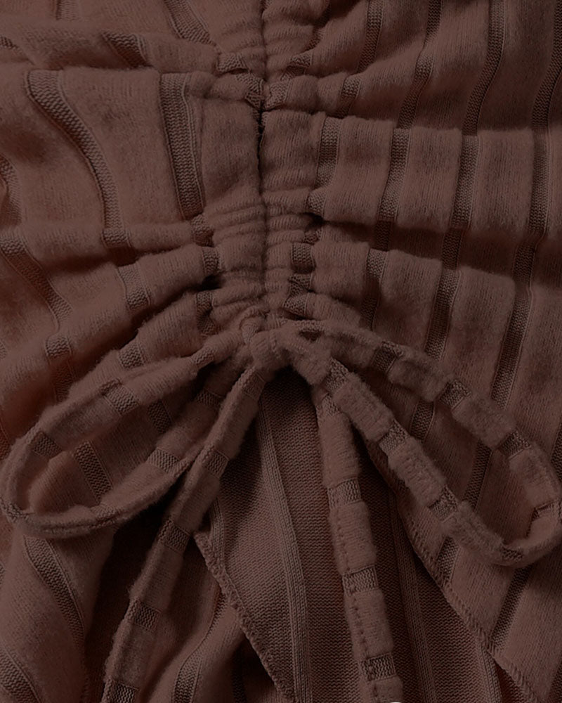 Alpaca Asymmetrical Long Sleeve Top