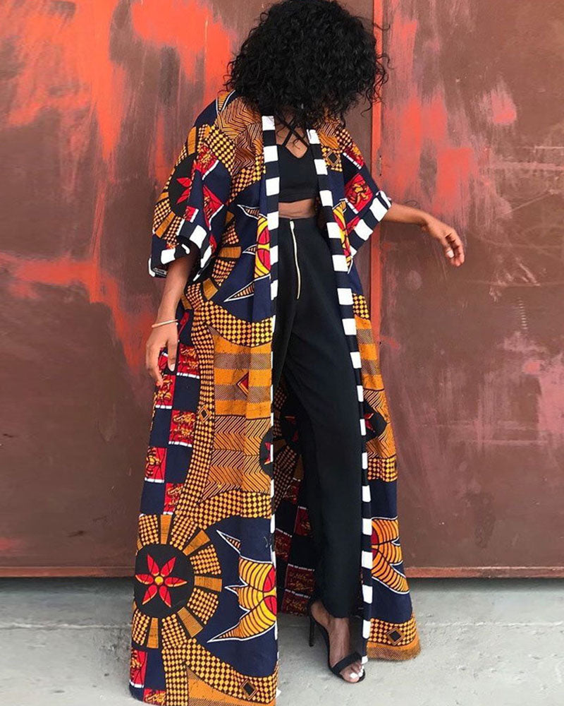 Ankara Print Kimono
