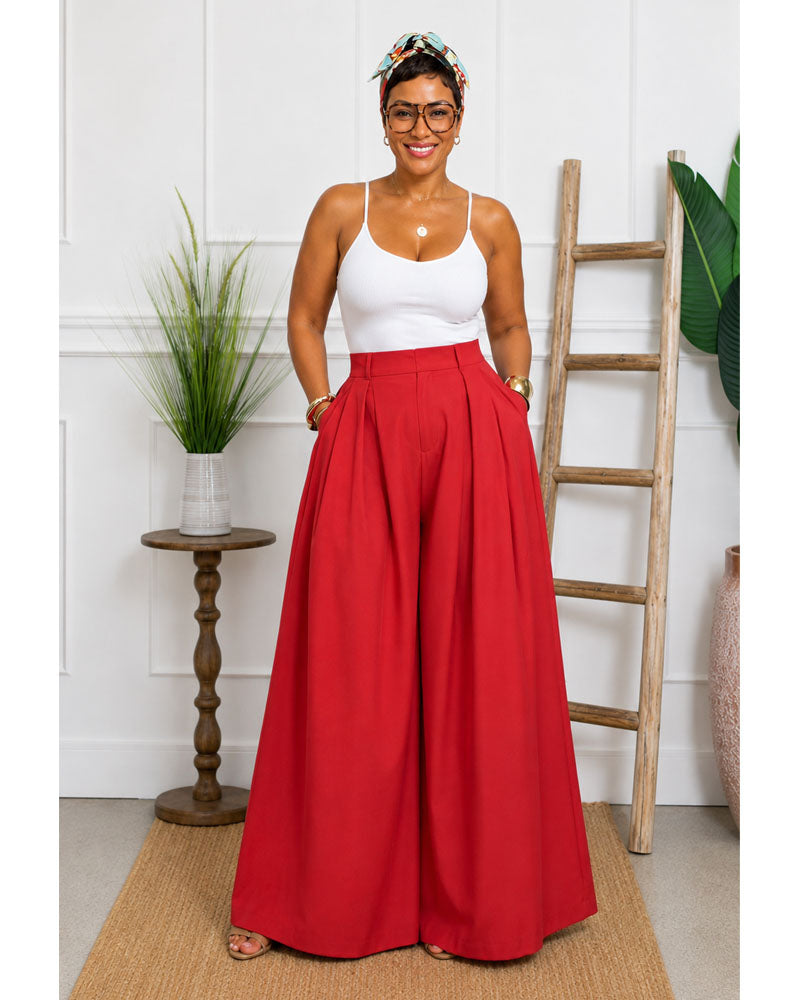 Arno Wide-leg Palazzo Pants