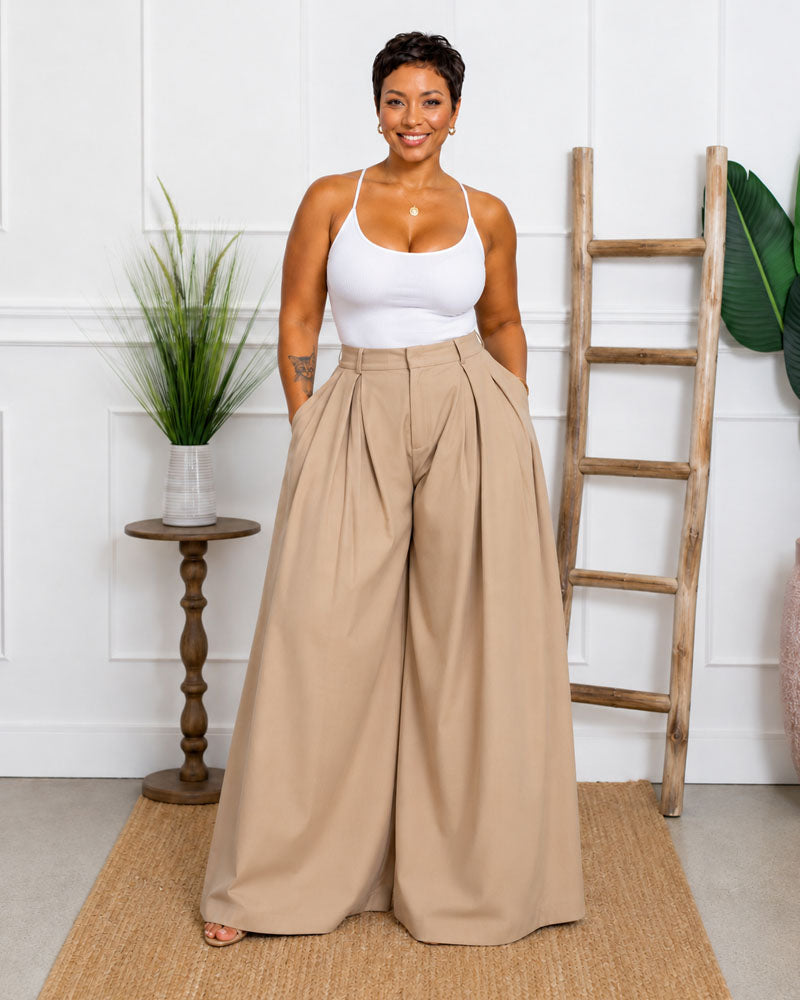 Arno Wide-leg Palazzo Pants