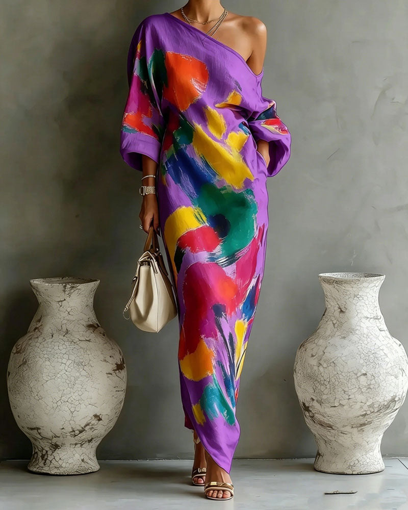 Art in Motion Maxi Dress