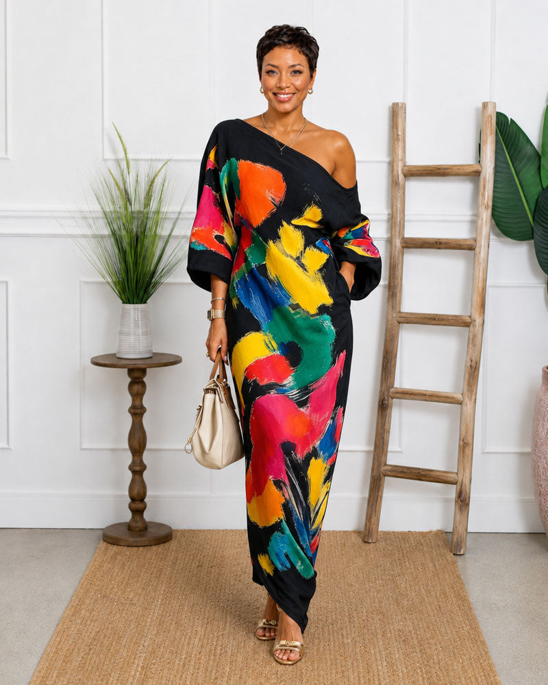 Art in Motion Maxi Dress