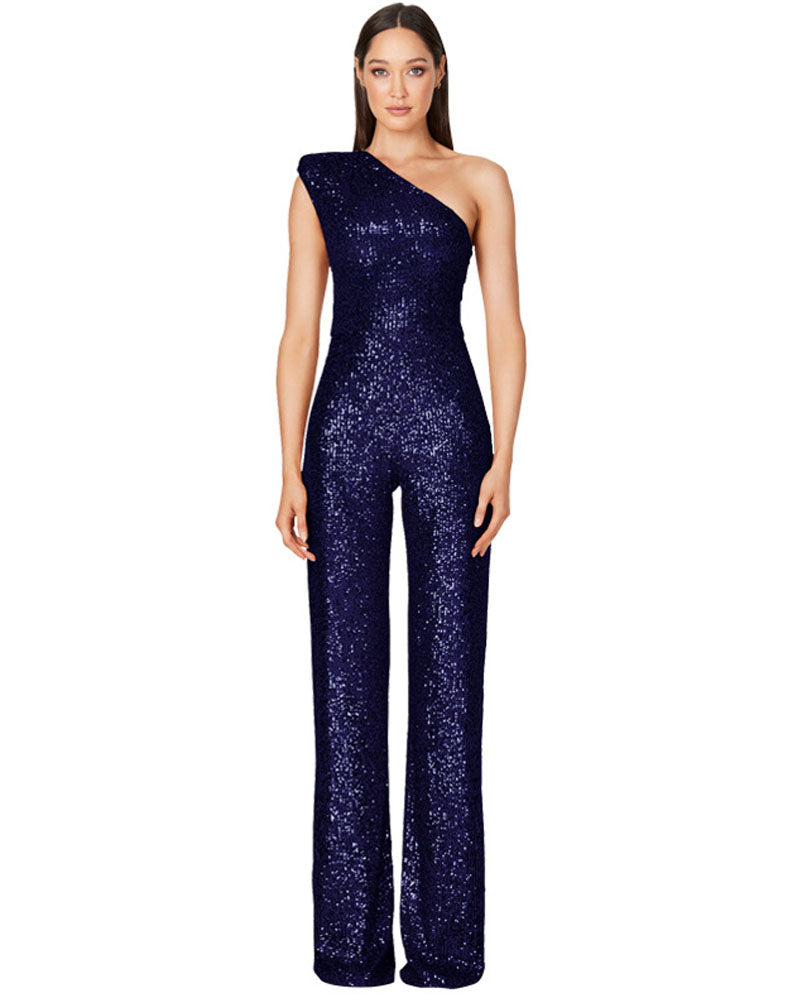 Ashley Lauren Sequin Jumpsuit