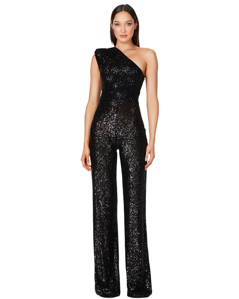 Ashley Lauren Sequin Jumpsuit