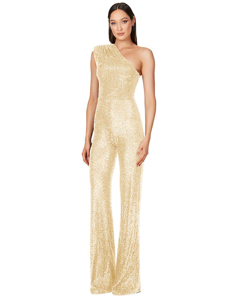 Ashley Lauren Sequin Jumpsuit