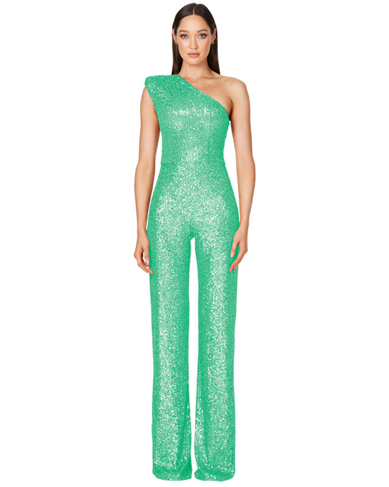 Ashley Lauren Sequin Jumpsuit