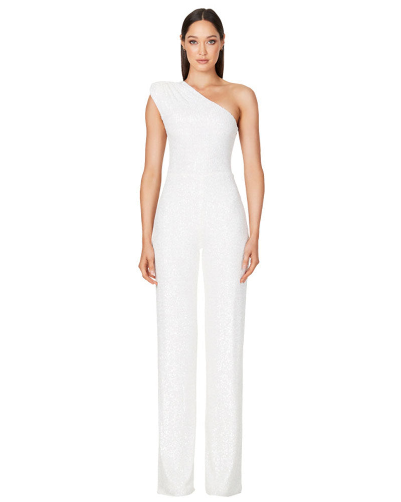 Ashley Lauren Sequin Jumpsuit
