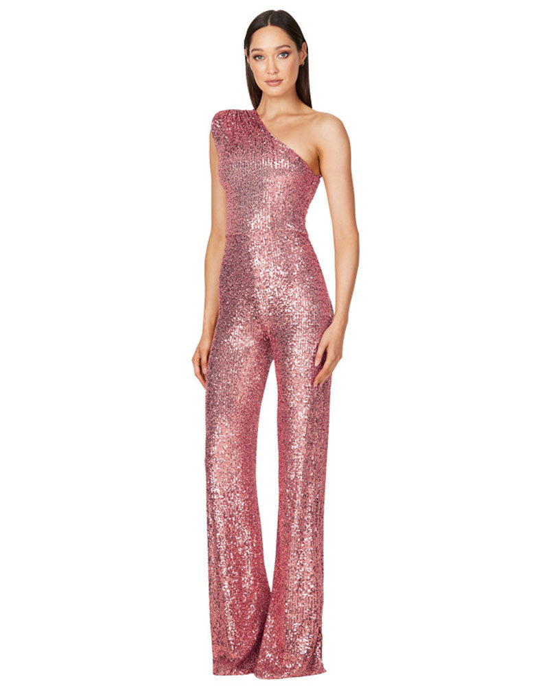 Ashley Lauren Sequin Jumpsuit