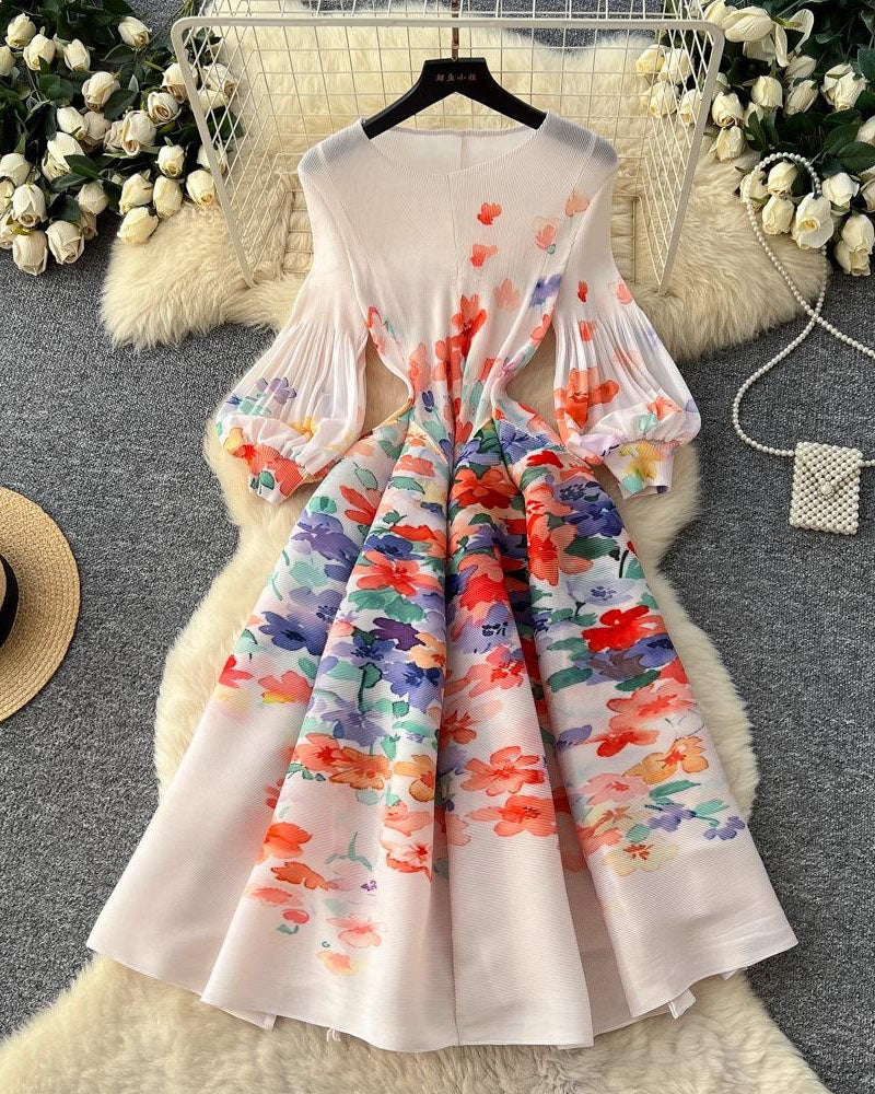 Aurelle Bounce Pleated Dress