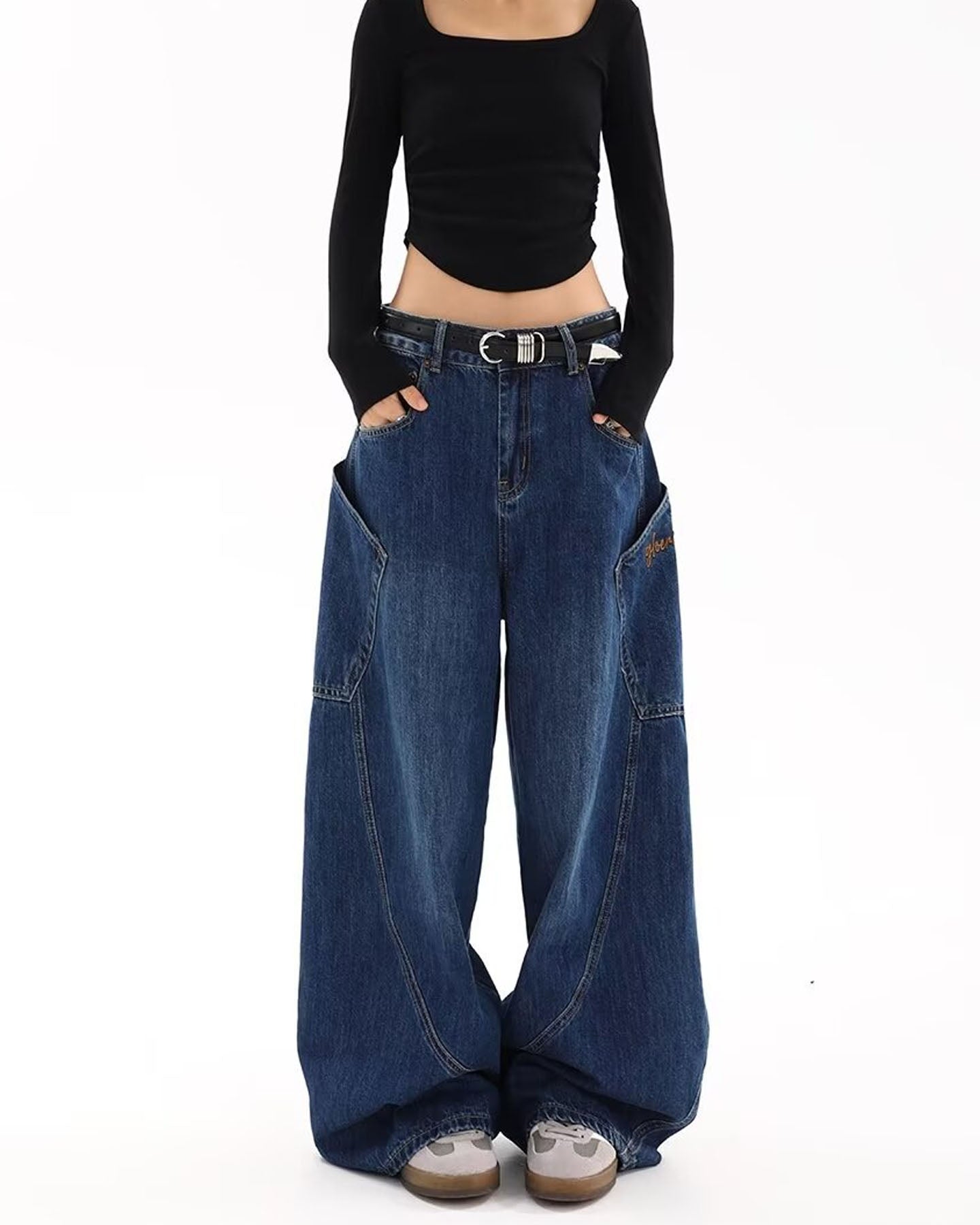 Trendy Girl Barrel Jeans