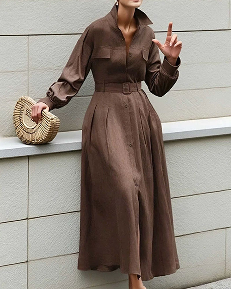 Blissful Days Shirt Dress